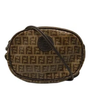 FENDI                    Old Zucca shoulder pouch brown