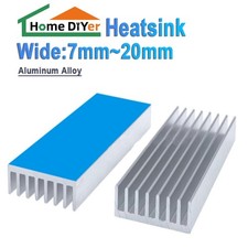 10Pcs Aluminum Heat Sink Cooling LED Power IC Transistor Different Various Size