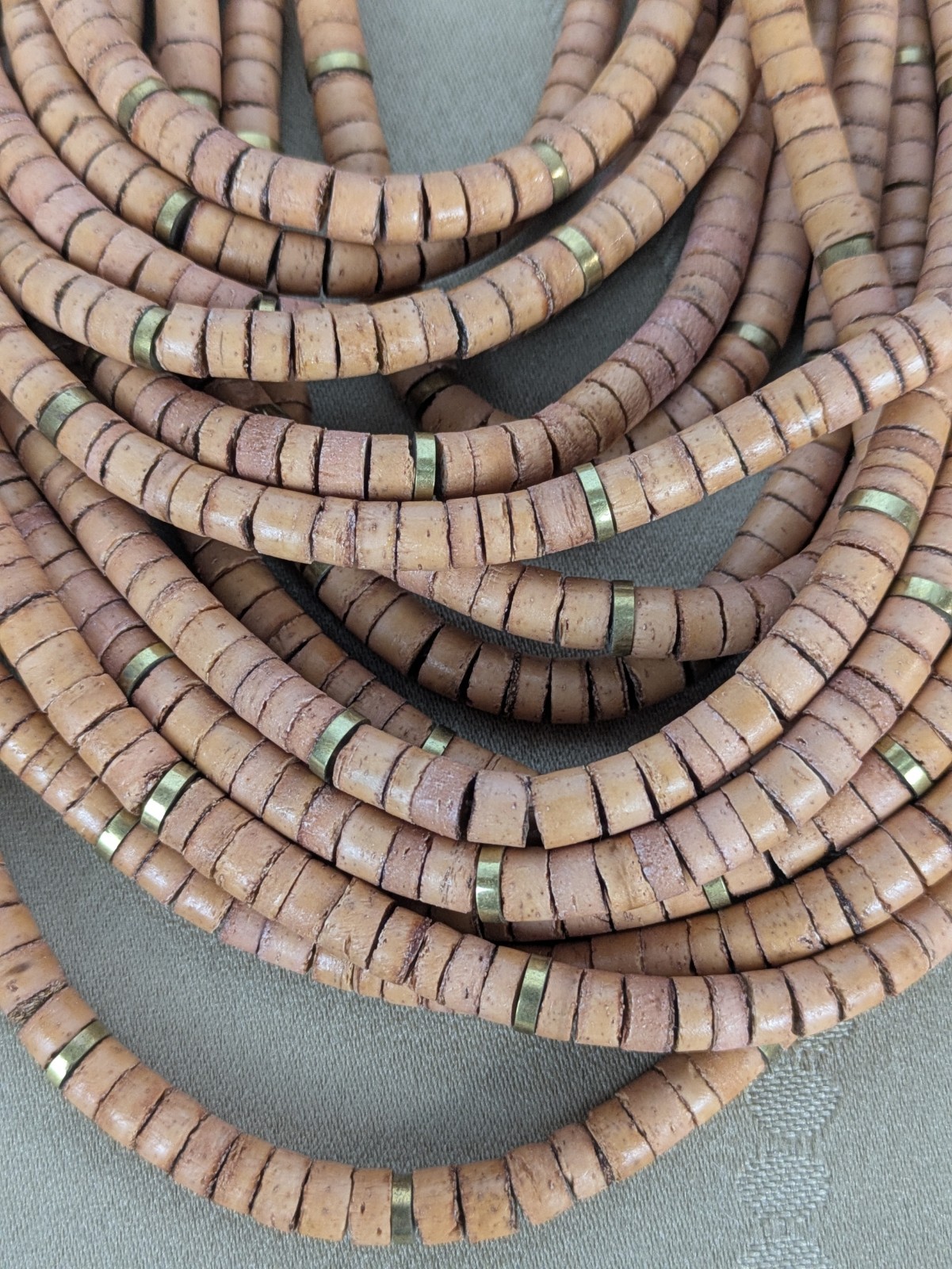 Artisan STATEMENT Coconut Shell Brass GERDA LYNGG… - image 2