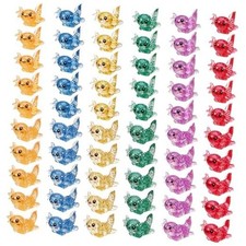 60 Pcs Luminous Mini Resin Axolotl,Tiny Axolotl Miniature Figures Toy Glow in