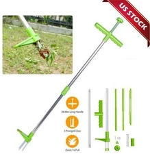 Weeder Puller Stand Up Weed Tool Handle Claw Garden Outdoor Root Remover US.