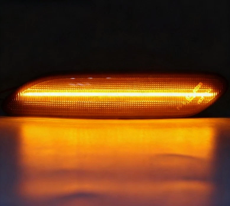 For 2011-2016 Mini Cooper R60 R61 Smoked LED Front Fender LED Side Marker Lights - Image 2 of 4