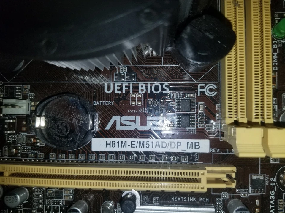 Scheda Madre ASUS H81M-E INTEL CPU CORE i7-4770 3.40GhZ Assemblata Motherboard - Immagine 2 di 4