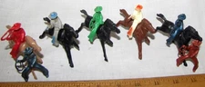 Lido, Ajax, T.Cohn or other maker plastic cowboys and horses