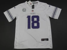 Justin Jefferson Minnesota Vikings 2025-26 Captains Patch Men's Jersey Alternate