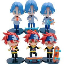 SK8 the Infinity 6-Figure Set 10CM PVC Model Langa Reki Anime Toys