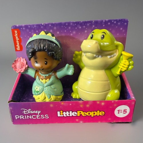 Fisher-Price Little People Disney Princesa y Compañero Conjunto de Figuras TIANA & LOUIS