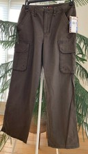 QuickSilver Boys Cargo Pants Brown,Cotton 100 ,Waist 31  ,Length40  ,Inseam 29.5"