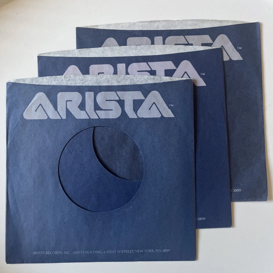 ARISTA RECORDS original 45 rpm 7" Original VINTAGE COMPANY SLEEVES nice! 10 Foto 4 de 4