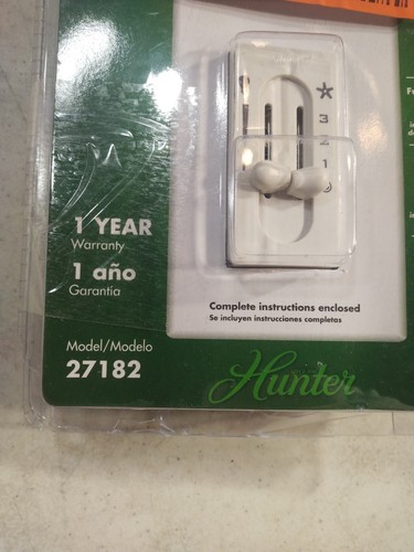 Hunter Ceiling Fan and Light Control 27182 3 Speed Light Dimmer - 第 2/5 張圖片