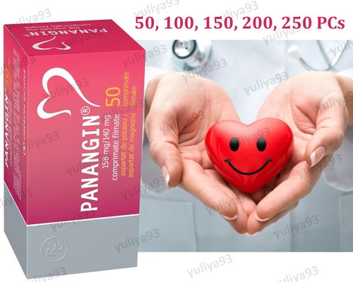 PANANGIN 50 tabs ???????? healthy heart Potassium Magnesium 50 100 150 200 250