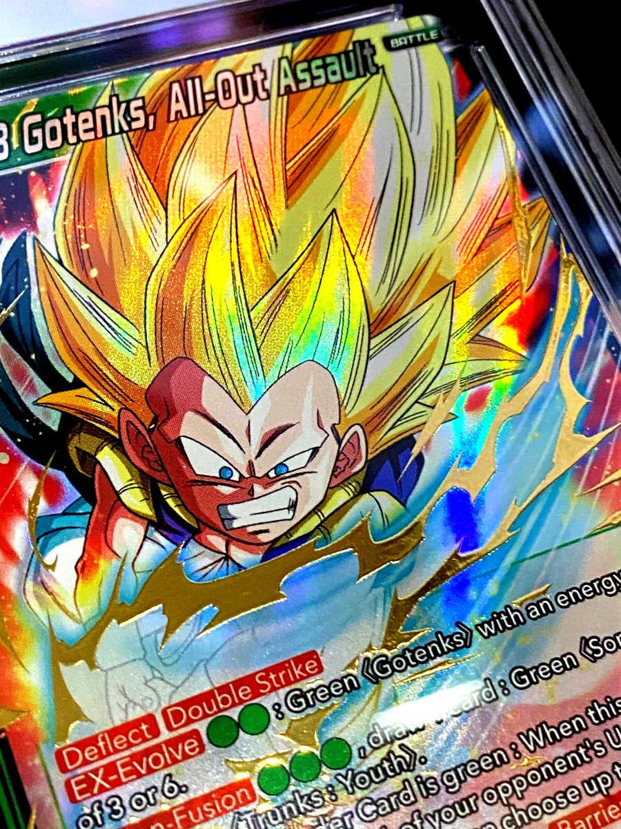CGC 10 SS3 GOTENKS ALL OUT ASSAULT SUPER DRAGON BALL 2021 BT11-081