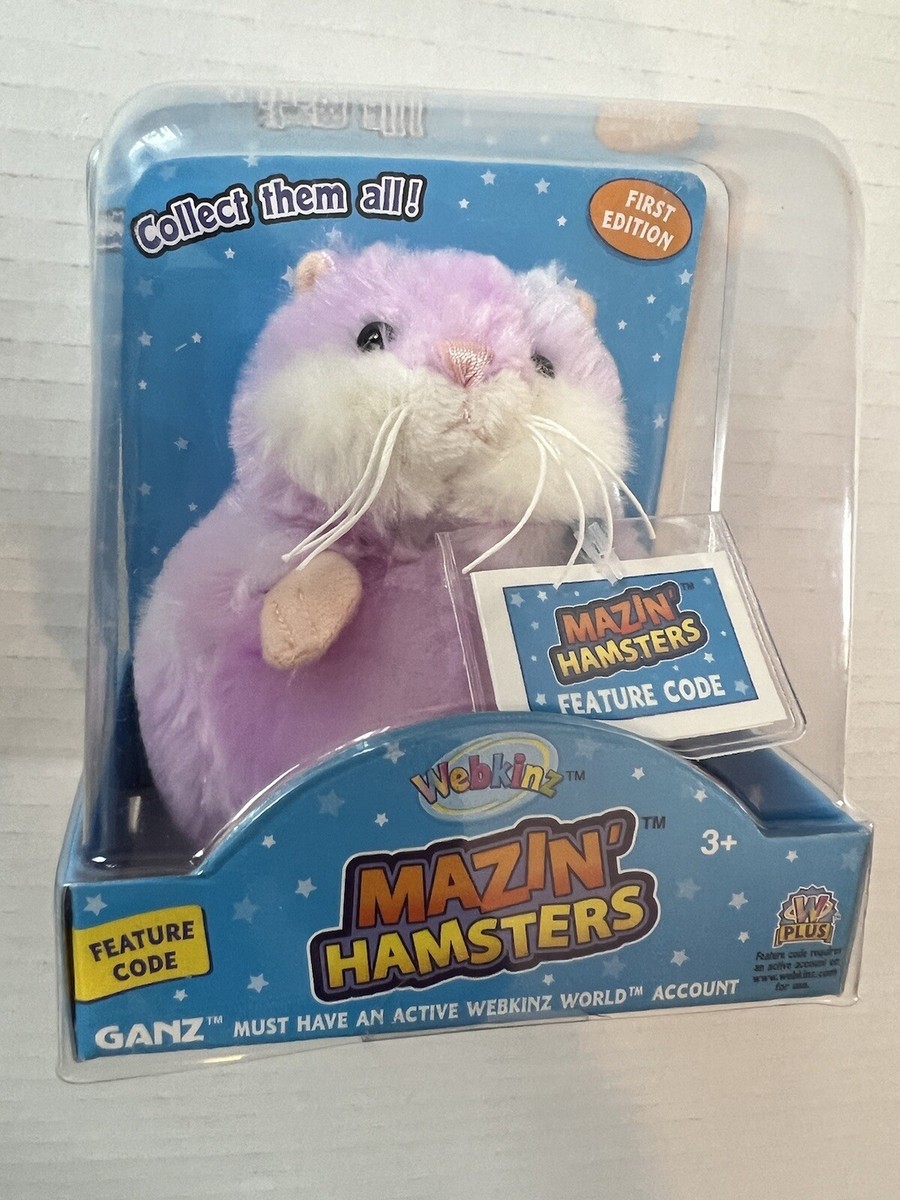Webkinz Mazin' Hamsters Petunia New First Edition WE0007Purple