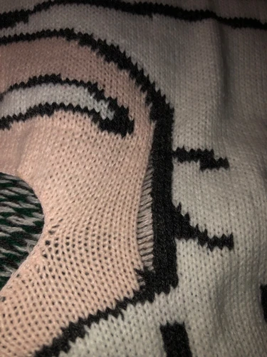 Adult Morph Digital Dudz  Santa Ugly Christmas Sweater Unisex Large NEW