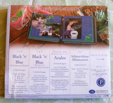 Creative Memories 7 x 7 Black 'N Blue Scrapbook Refill Pages