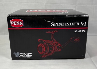 リール PENN SPINFISHER SSVI7500 Penn Spinfisher VI SSV 7500 Spinning Fishing Reel SSVI7500
