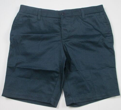 LANDS END Navy School Uniform Chino Shorts Girls 12+ Plus NEW