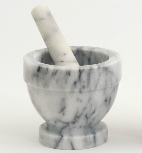 Mortier A Vase en Marbre Blanc Pilon Marble Classique ...