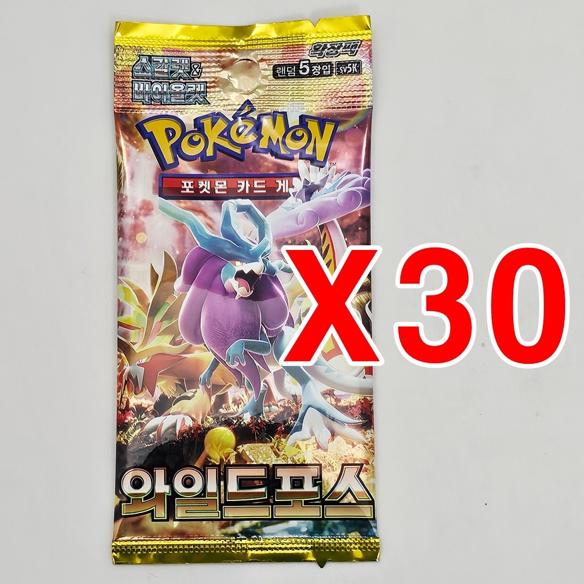60+5 Packs Pokemon Temporal Forces Booster Wild Force&Cyber Judge