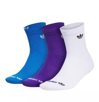 Adidas Originals Trefoil Socks Mens Pair Medium High Quarter