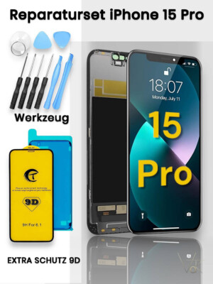 Incell Display für iPhone 15 Pro LCD TFT OLED Retina Touchscreen HD