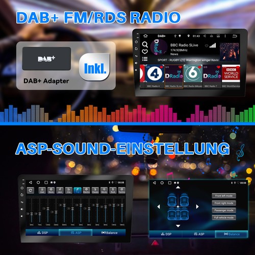 Autoradio Carplay Android 13 WIFI GPS BT +DAB Für Opel Vivaro B Renault Trafic 3 - Bild 11 von 13