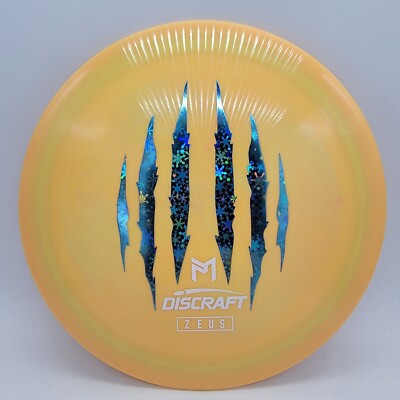 Discraft Zeus Paul McBeth 6X Commemorative Yellow/Blue Snowflake-White 170-172g