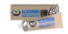 K2 ALUCHROM 120g ALLOY Polishing CHROME & ALUMINIUM POLISH METAL BRASS SILVER