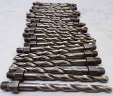 THREADED SHANK AIRCRAFT DRILL BIT .1935 X 3", 2.5" CUTTER LENGTH, LOT OF 25