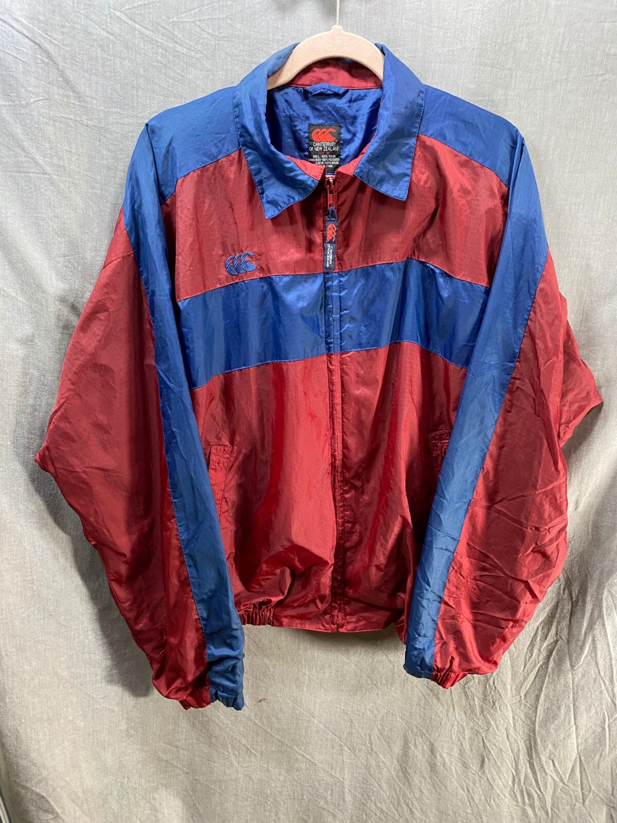 Canterbury Jacket Adult M Full Zip Red 