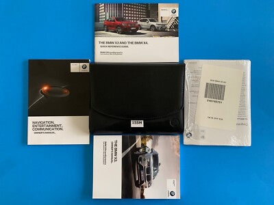 2016 BMW F25 X3 sDrive 28i xDrive 28i 28d 35i Owners Manuals Books Set, OEM Case