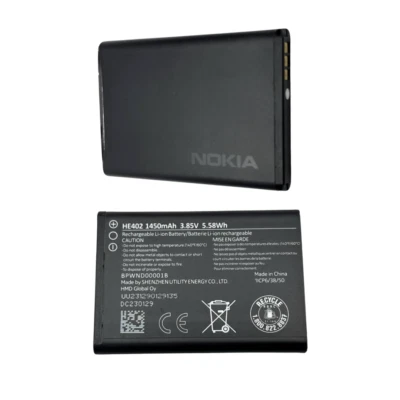 Nokia HE402 Li-ion Cellphone Battery 1450mAh 3.85 V for 2720 2760 Flip Phones
