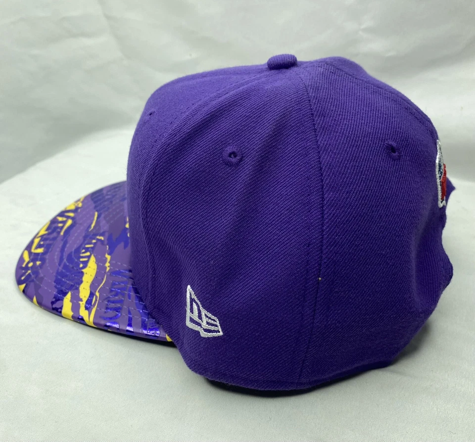 Minnesota Vikings New Era 9FIFTY Sombrero Holográfico Lámina Snapback NFL Ajuste Original Foto 2 de 4