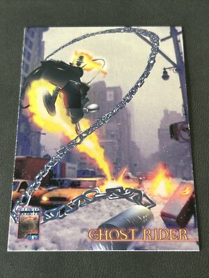 1997 Fleer Marvel Premium QFX #12 GHOST RIDER