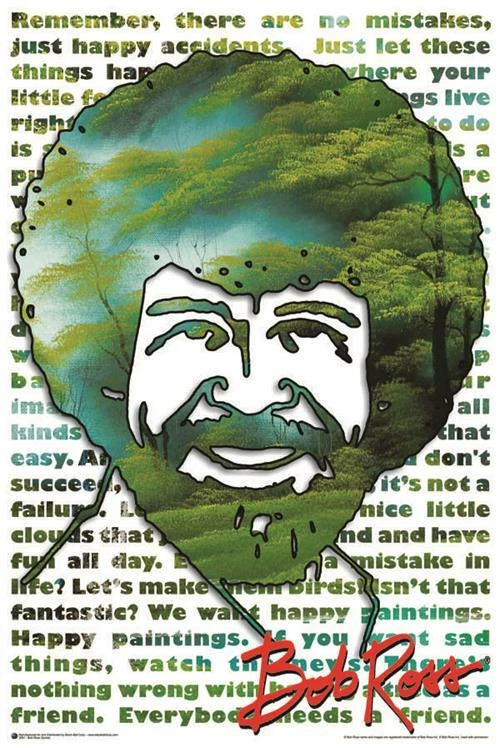 SCORPIO POSTERS Bob Ross Quotes Poster 24in x 36in