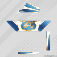 PRAGA 2015 EUROPEAN STYLE DD2 ROTAX RADIATOR STICKER KIT - KARTING