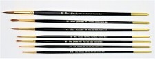 RED SABLE CREATIVE MARK PRO STROKE 49R ROUND ART OIL PAINT BRUSH SET 7 NEW