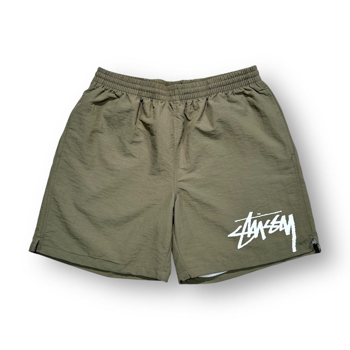 Stussy Swim Shorts 30 Khaki Green | eBay UK