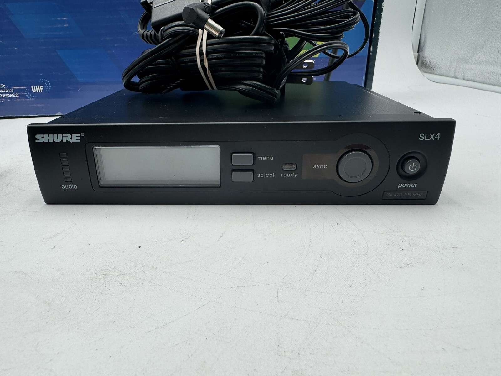 SHURE SLX System SLX4G4, SLX2G4 470494 MHz Receiver W/ SM58 SLX2