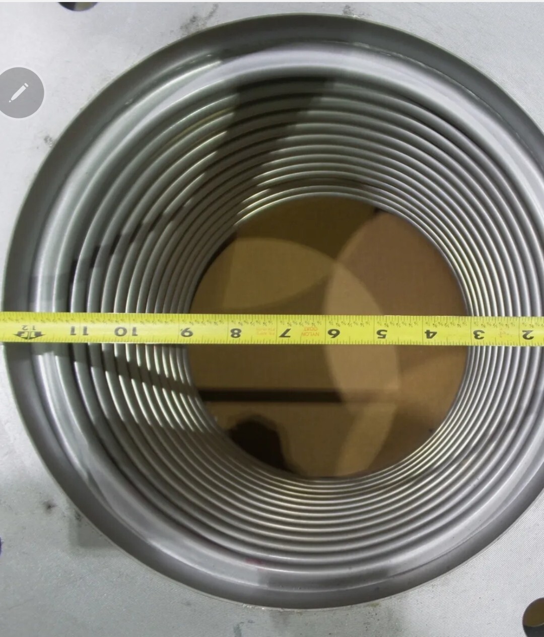 SS FLEX HOSE PUMPSAVER SMP Braided 12" Dia 150LB FLANGE 304 321