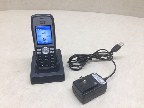 Cisco Wireless IP Phone Cordless Handset 7925G w/ Battery and Charging Base