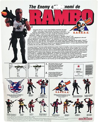 RAMBO: The Enemy of Rambo: Sergeant Havoc Figure, 1985/86 Vintage