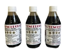 3 X La Vencedora Mexican Vanilla Pure Extract 3 Glass 8.45oz Bottles Mexico