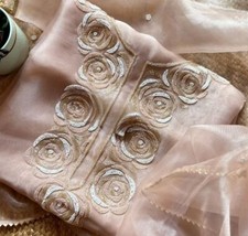 Pearls Work Organza Salwar Kameez Indian Suits Women Punjabi Suit Wedding Dress