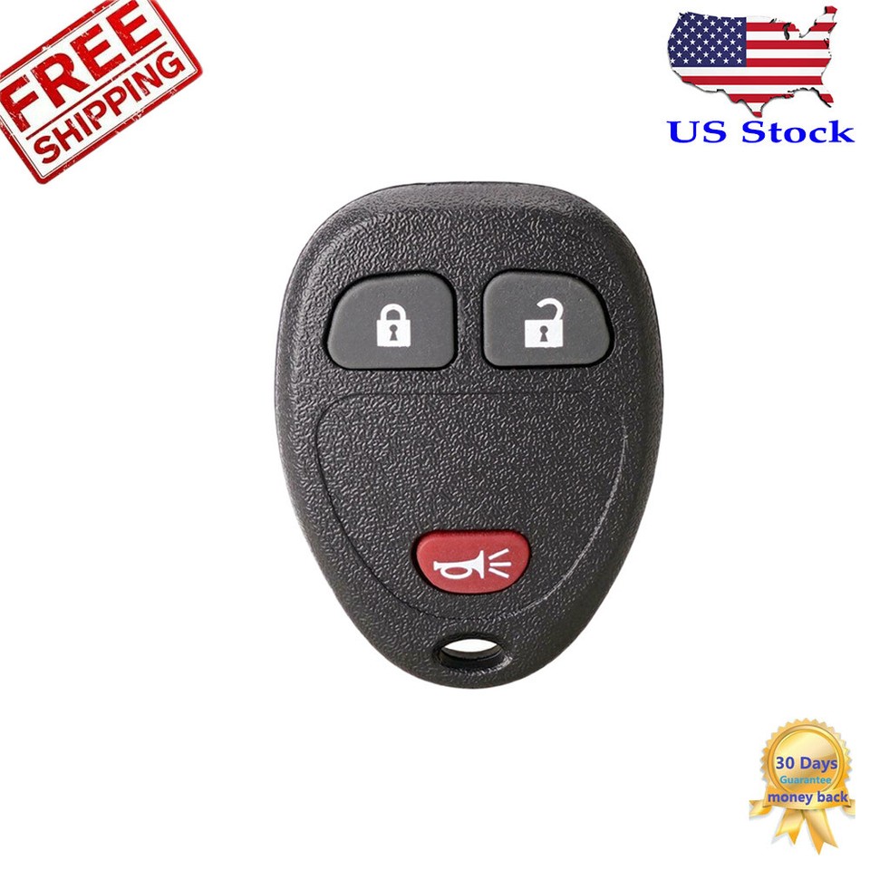 2-Pack Replacement Remote Key Fob For 2007-2014 Chevy Silverado, Tahoe, Suburban, GMC Sierra, Yukon
