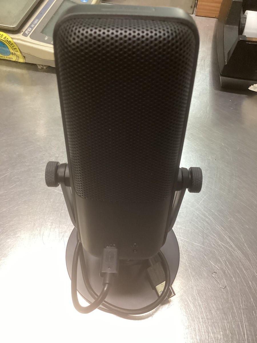 Elgato Wave 3 Wired Cardioid Condenser USB Microphone, Black