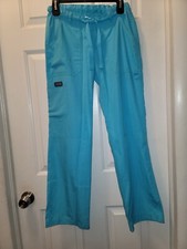Cherokee Workwear Women's Low Rise Drawstring Cargo Scrub Pants Size XS -4020