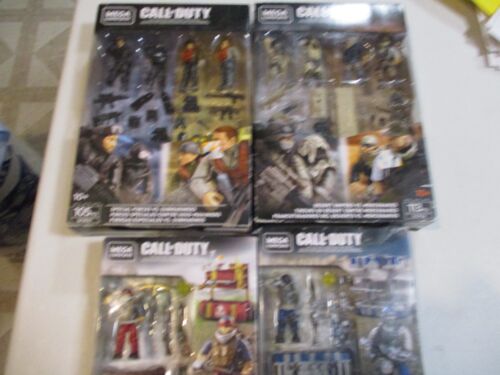 Mega Construx Call of Duty Set of 4 GCP06 GFW67 GFW76 GFW 77 291 pieces