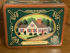 Nestle Toll House Cookies House Metal Tin Vintage Collectible