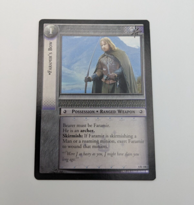 LOTR TCG CCG The Two Towers FARAMIR'S BOW Rare Decipher EX